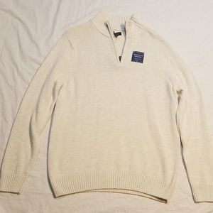 Croft & Barrow mockneck white sweater